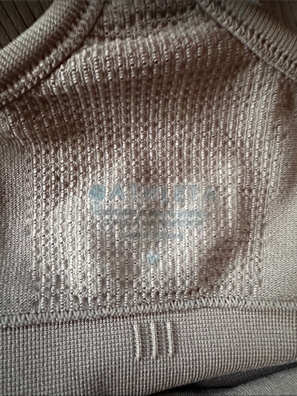 Athleta Ribbed Racerback Tank - Cocoa Brown - Picture 2 of 3
